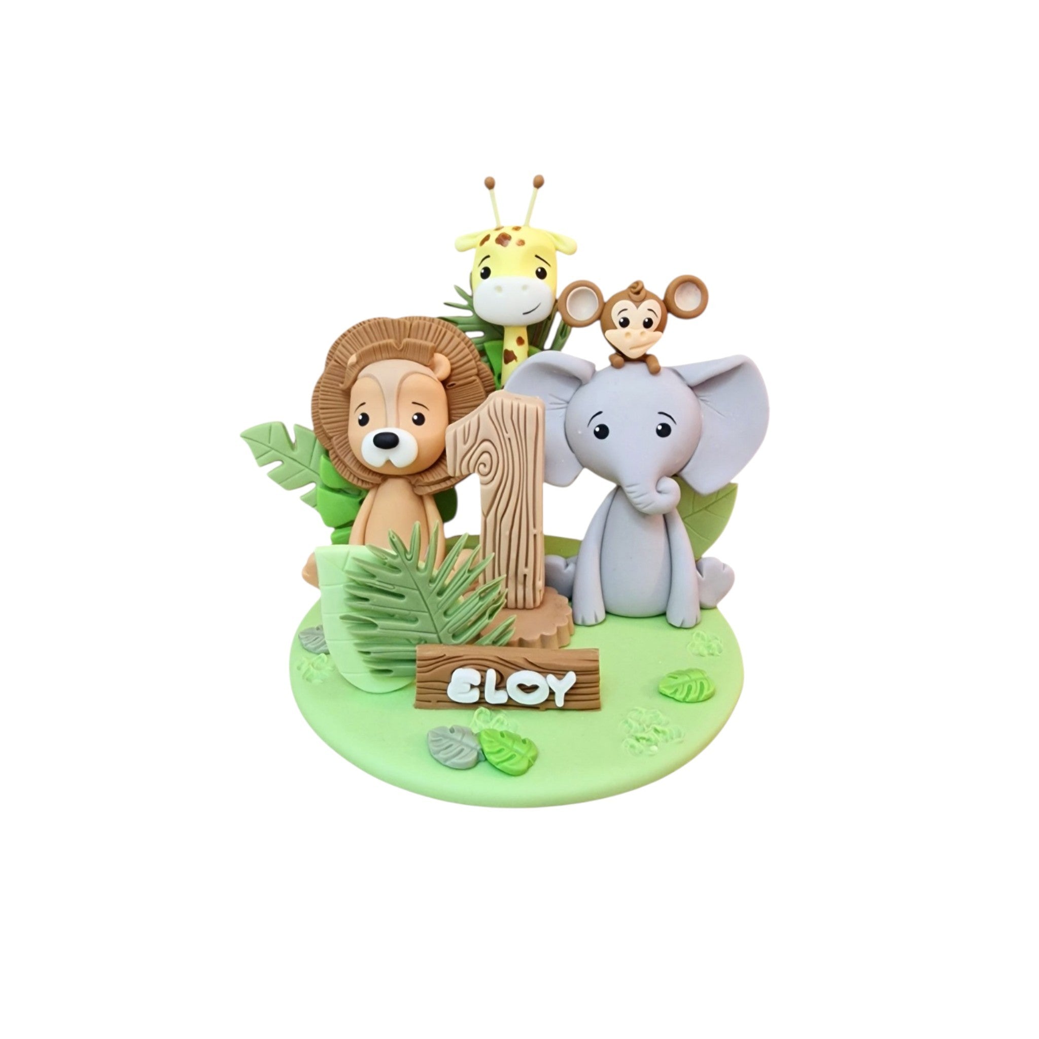 Vela de animales de animales de la selva grande