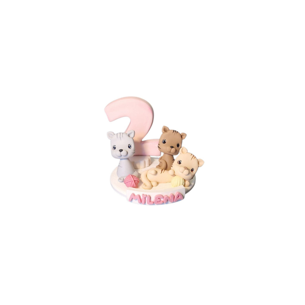 Vela de porcelana fría de animales